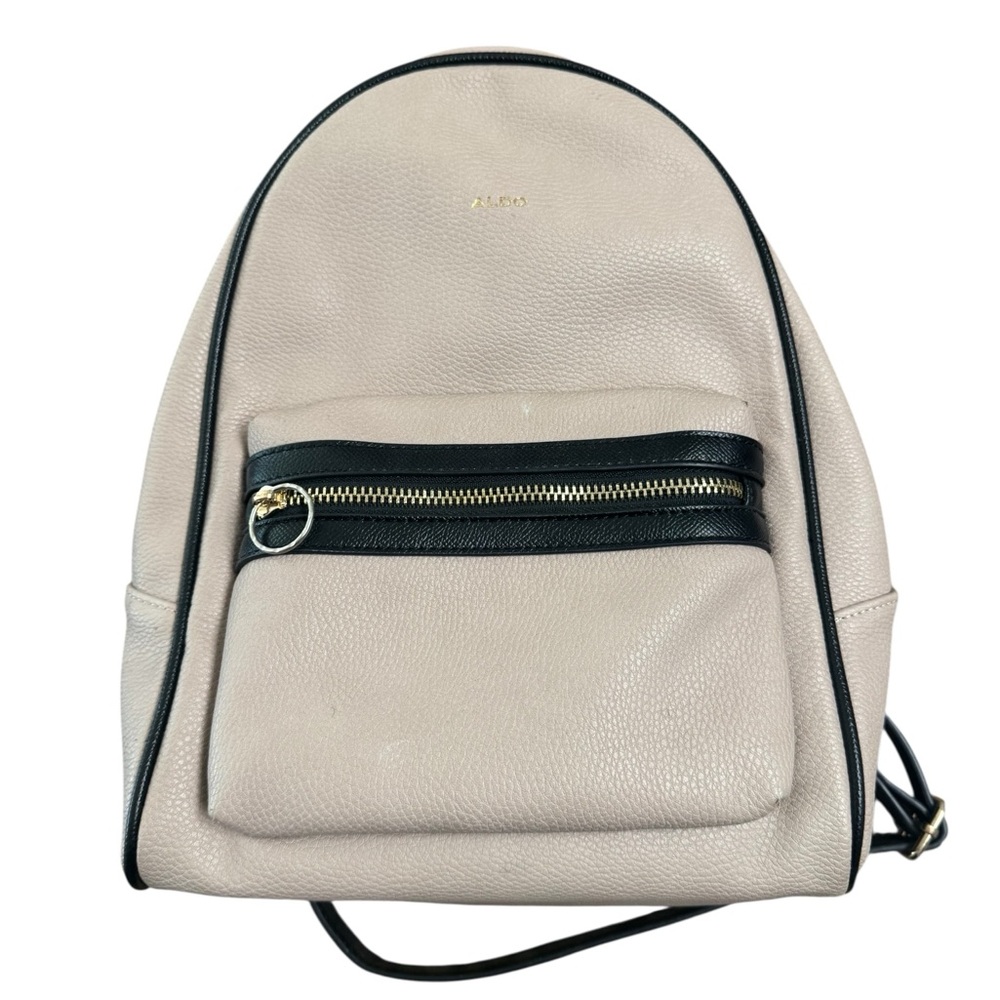 Aldo Cream / Light Pink & Black Mini Women’s High End Backpack Nice